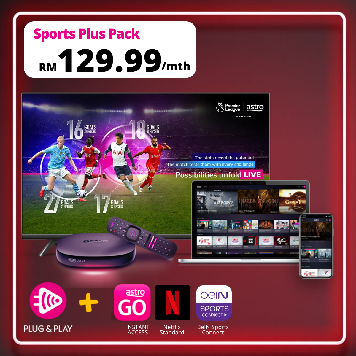 Sports Plus Pack