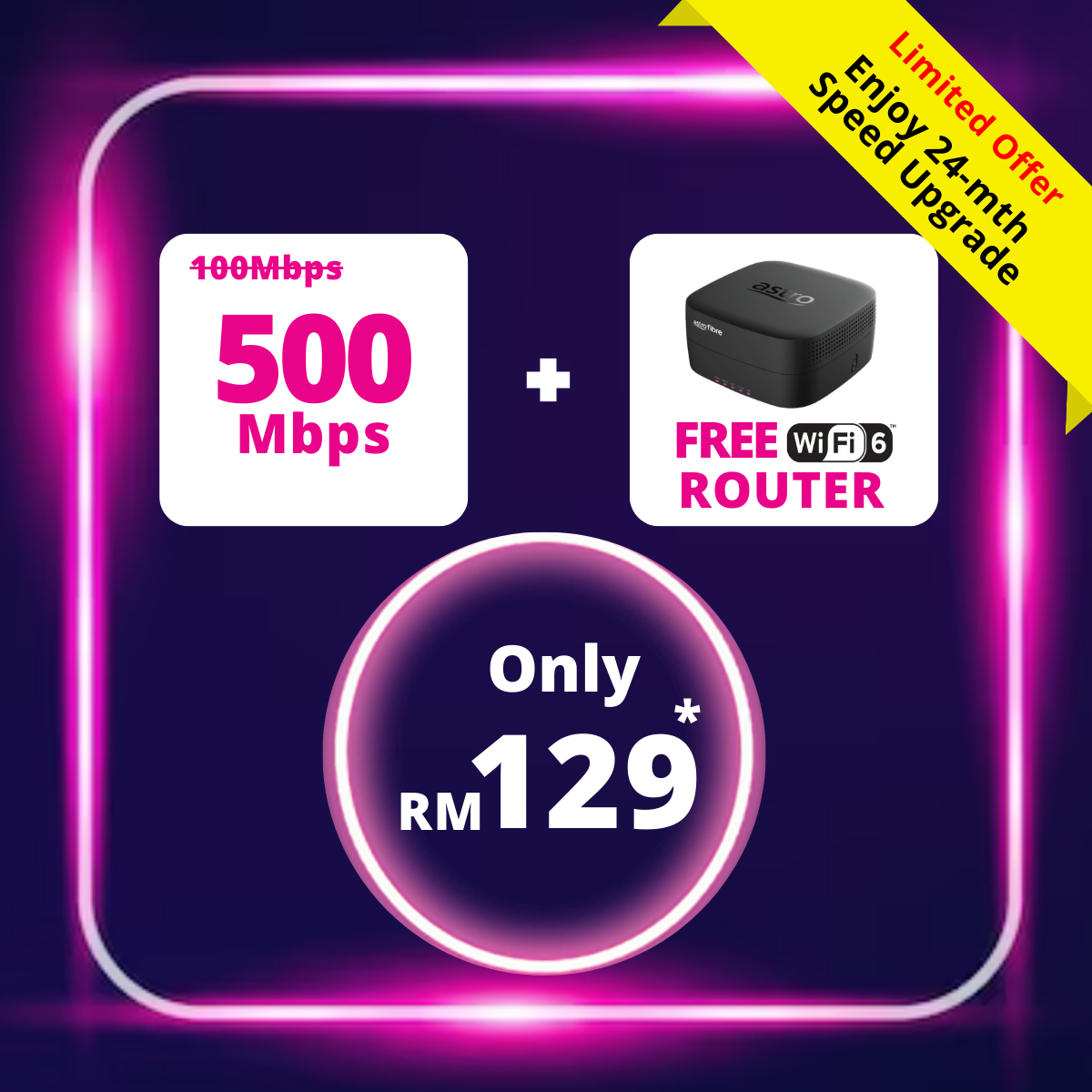 Astro Fibre 100Mbps